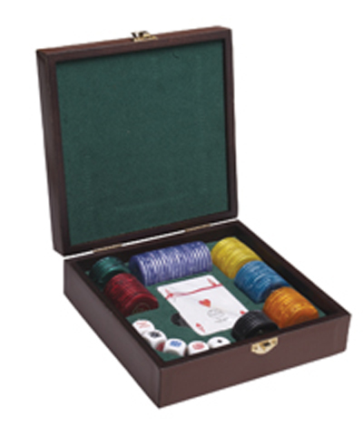 JUEGO DE POCKER CON FICHAS THE PARTNER | Articulos Promocionales