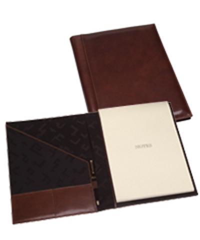 Carpeta con block The partner piel | Articulos Promocionales