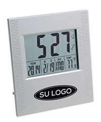 Reloj Wuhan con termómetro y calen | Articulos Promocionales