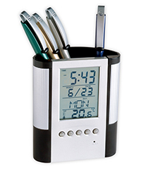Reloj con portaplumas Dalian | Articulos Promocionales