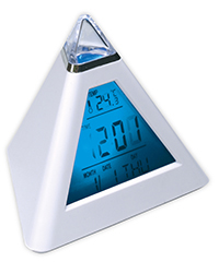 Reloj triangular con termómetro | Articulos Promocionales