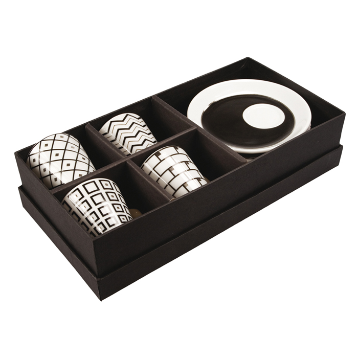 SET DE 4 TAZAS MILAN | Articulos Promocionales