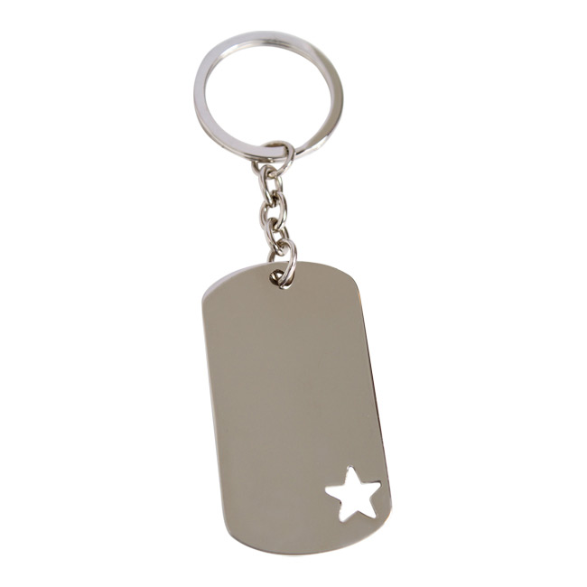 Llavero Placa Estrella | Articulos Promocionales