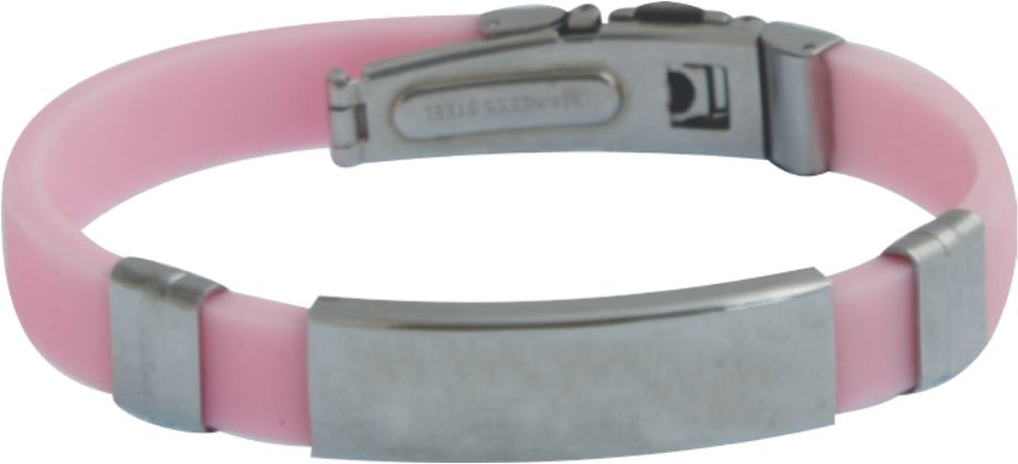 Pulsera de caucho con accesorios metálicos | Articulos Promocionales