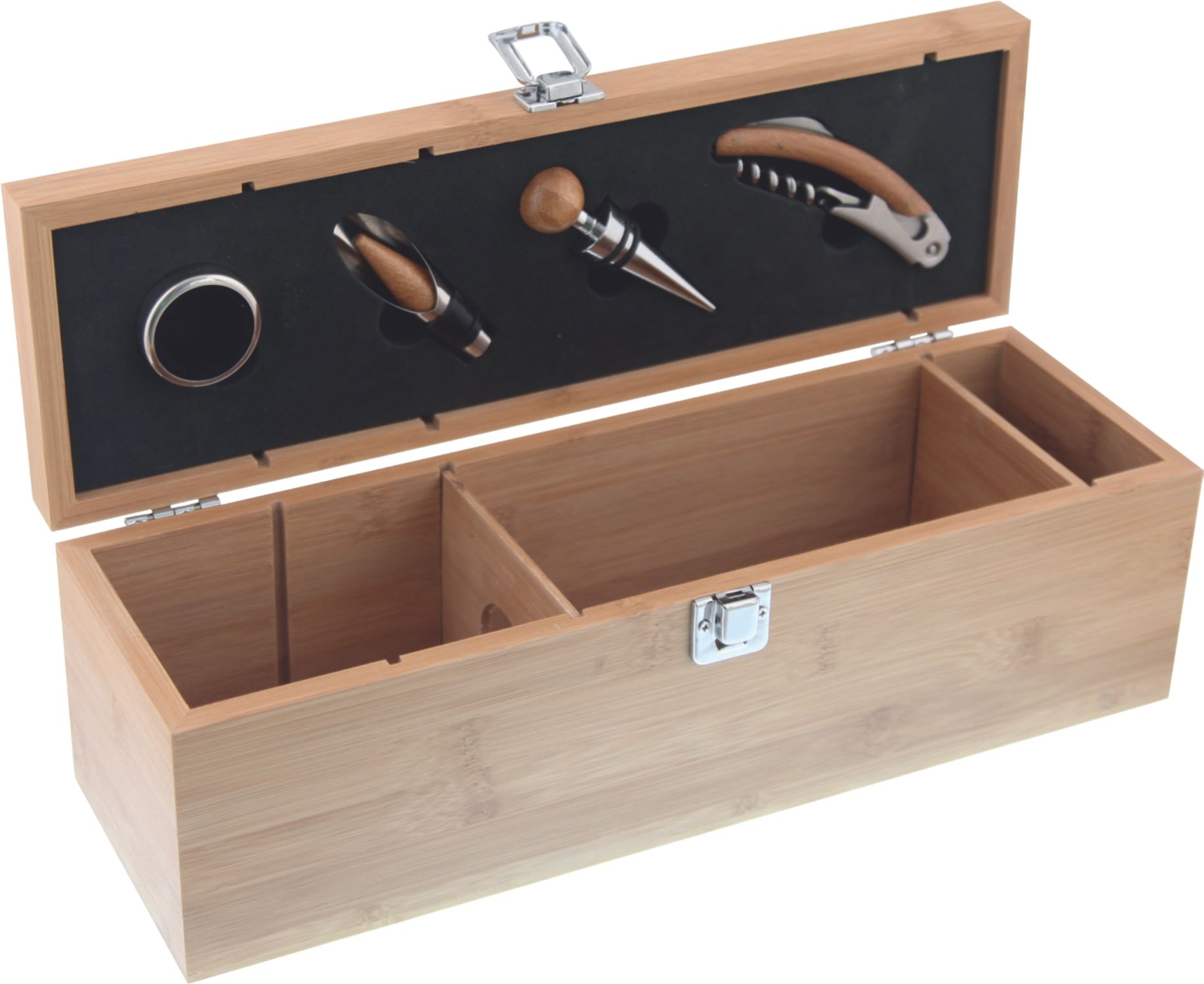 Set de accesorios metálicos para vino | Articulos Promocionales