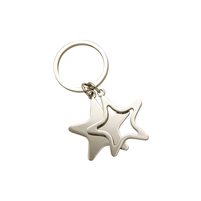 LLAVERO METALICO 2 ESTRELLAS         MET | Articulos Promocionales