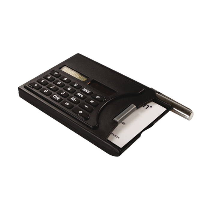 CALC/TARJETERO/PLUMA BOLSILLO(SOLAR) | Articulos Promocionales
