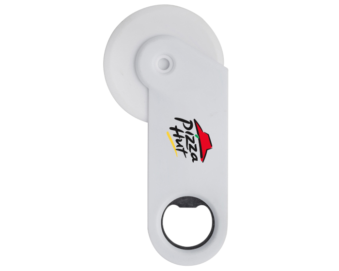 CORTADOR DE PLASTICO PARA PIZZA Y BOTELLAS RAFAELLO | Articulos Promocionales