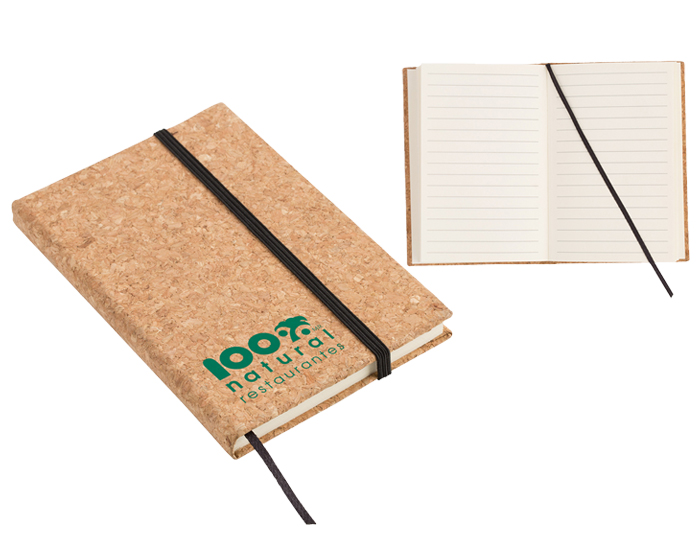 LIBRETA KORK | Articulos Promocionales