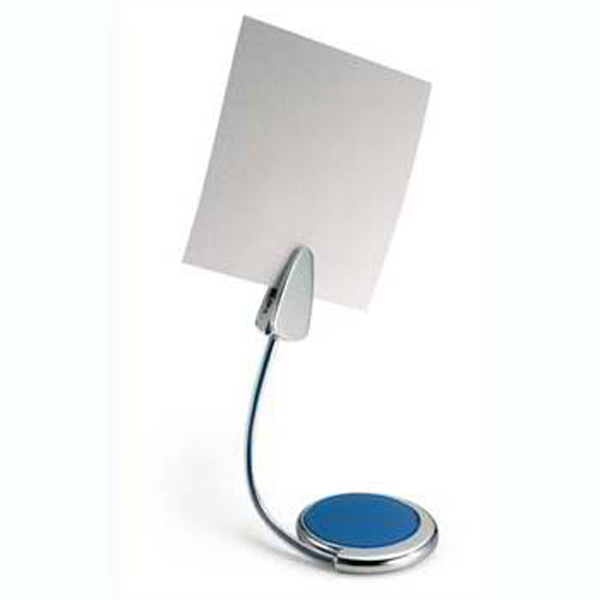 CLIP PORTANOTAS DE METAL CON PLACA DE PLASTICO | Articulos Promocionales
