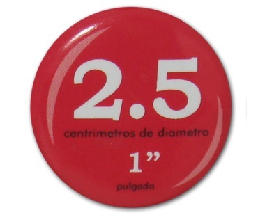 Botón publicitario 2.5 | Articulos Promocionales