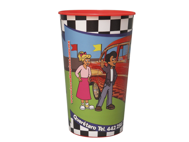Vaso In Mold Orange Peel  | Articulos Promocionales