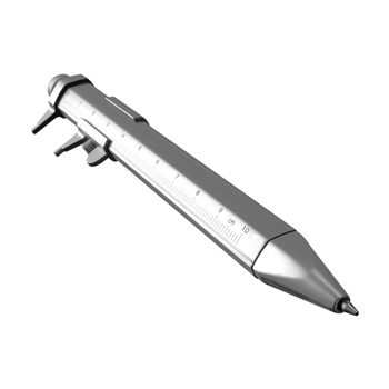 PLUMA PLÁSTICA C/ REGLA  "CALIPER" | Articulos Promocionales