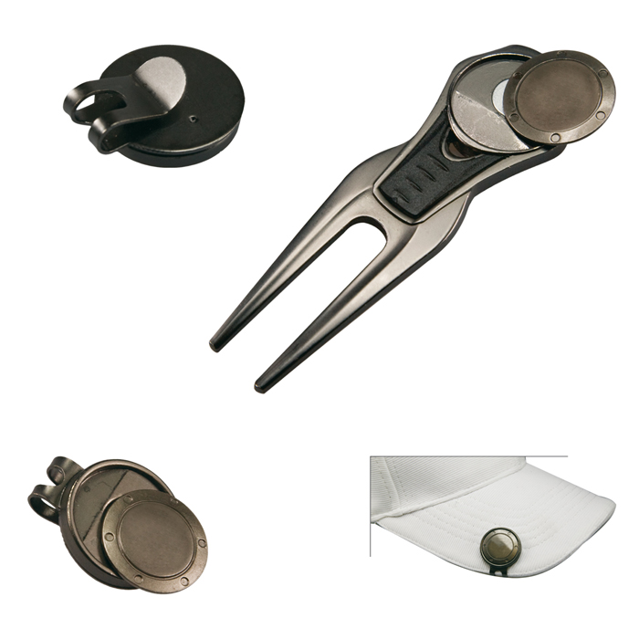 KIT GOLF 4PZ.DIVOT/CLIP/2MARCAS  MET | Articulos Promocionales