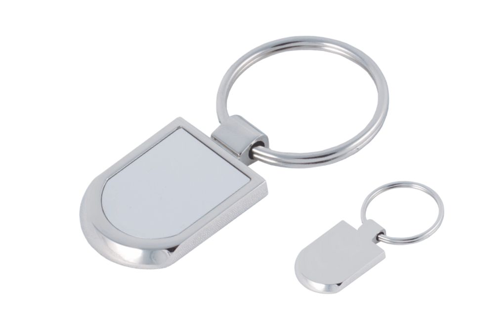 Llavero metálico con placa de aluminio | Articulos Promocionales