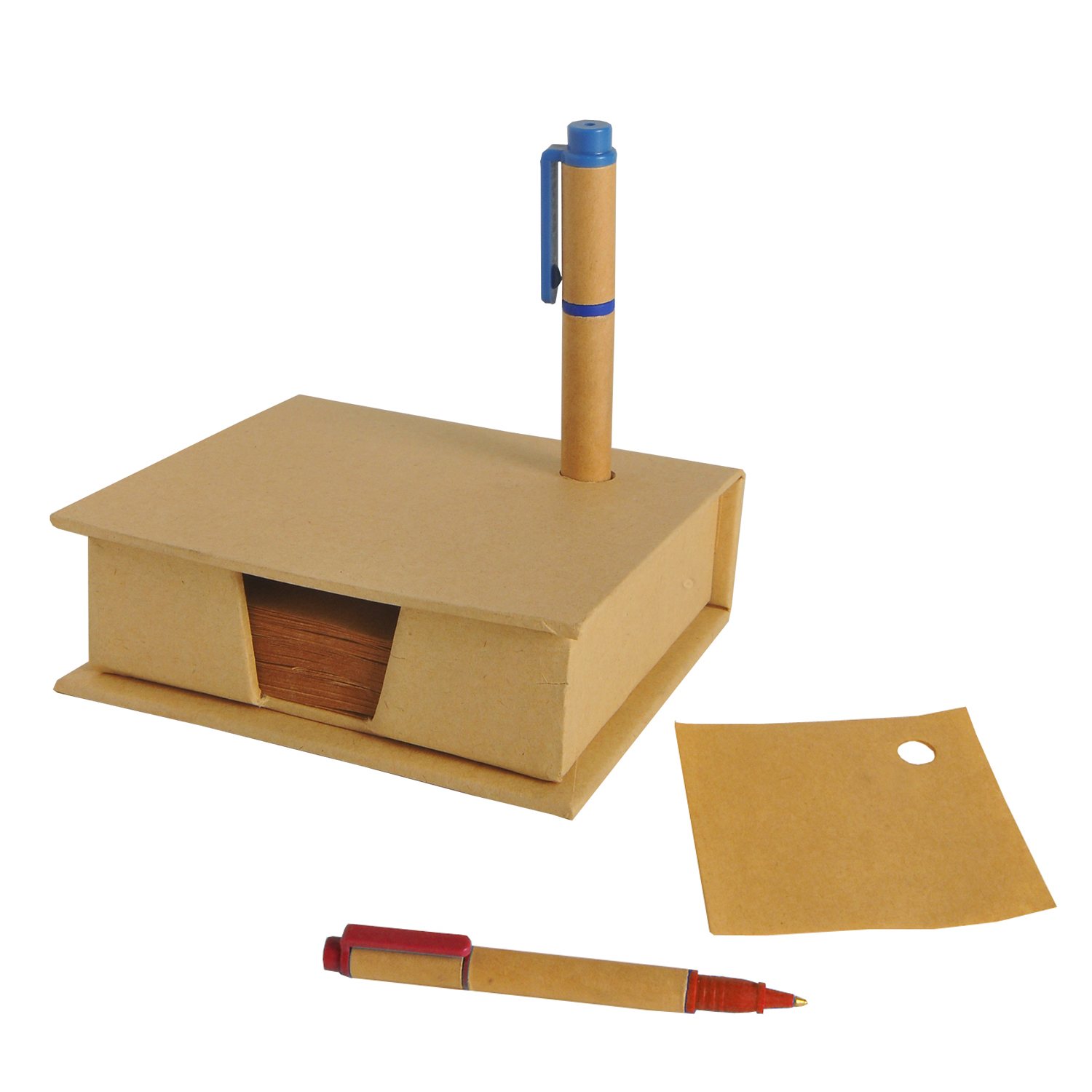 PORTA NOTAS ECOLOGICO CON BLOCK Y PLUMA | Articulos Promocionales