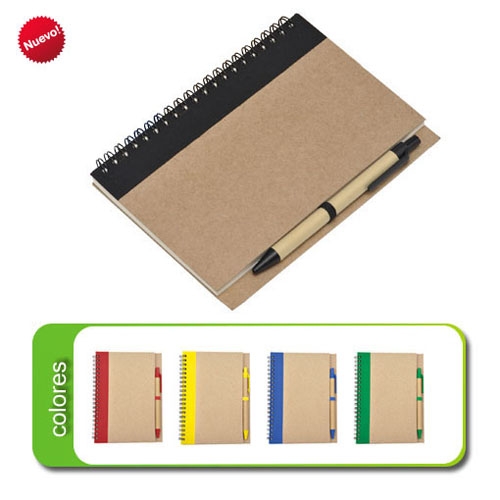 Libreta ecológica Milán. | Articulos Promocionales