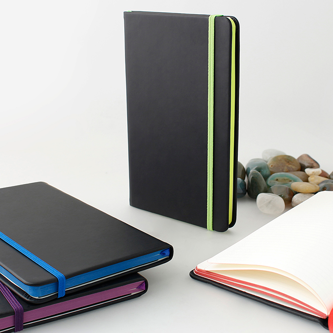 Libreta Border Black | Articulos Promocionales