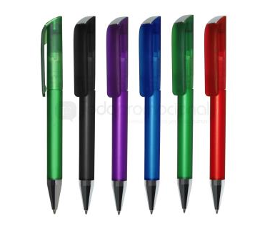 PLUMA PLASTICA  ACABADO FROSED "GAUZY" (Stock) | Articulos Promocionales