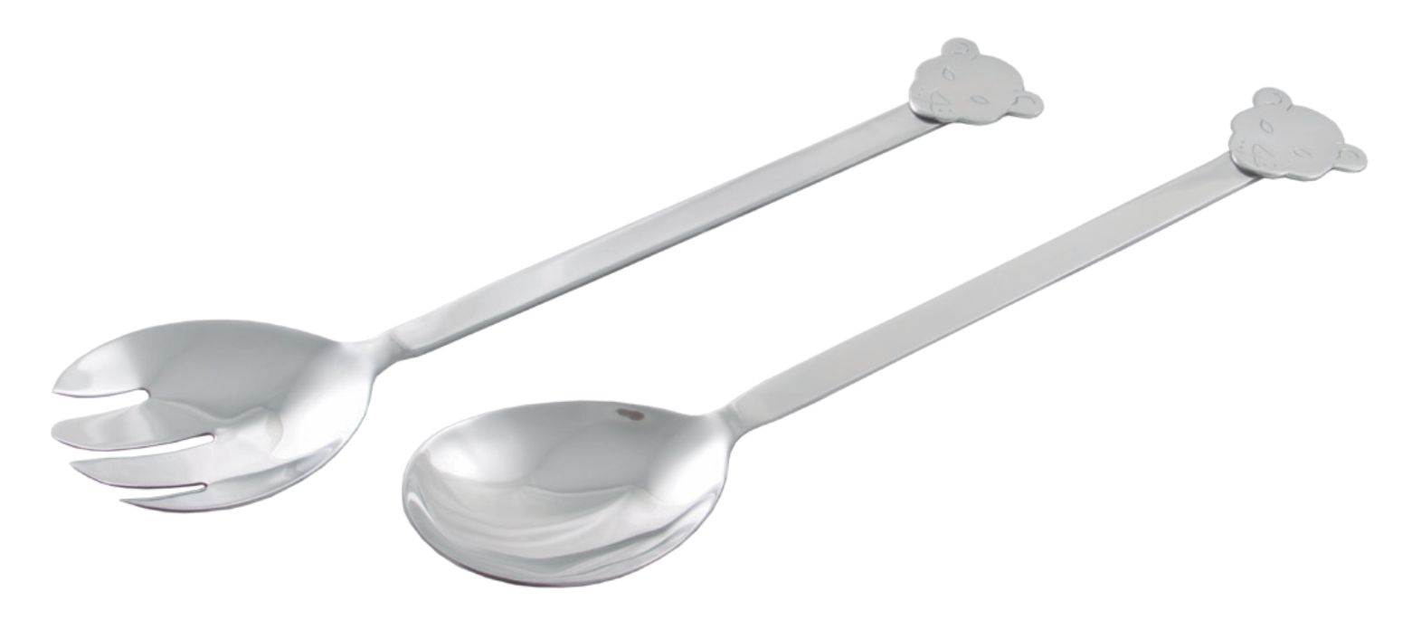 Set de cucharas ensaladeras metálicas | Articulos Promocionales