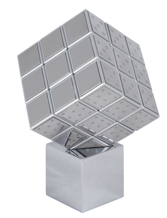 BASE METALICA CON CUBO GIRATORIO | Articulos Promocionales