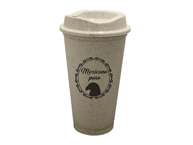 Vaso cafetero de fibra de agave | Articulos Promocionales
