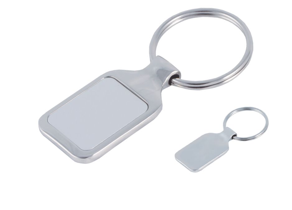 Llavero metálico con placa de aluminio | Articulos Promocionales