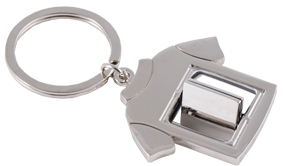 LLAVERO METALICO CON PLACA | Articulos Promocionales