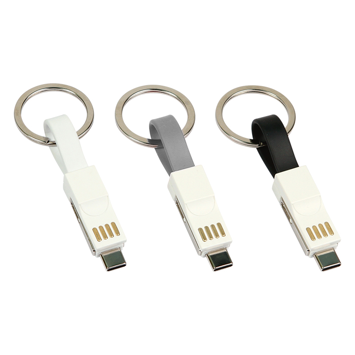 Llavero con cable para carga Manali. | Articulos Promocionales
