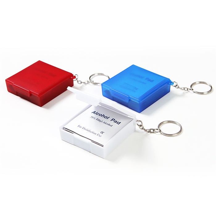 Llavero contenedor con 10 pads. | Articulos Promocionales