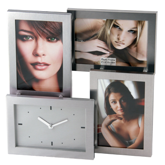 RELOJ Y PORTARRETRATOMULTIPLE CON RELOJ | Articulos Promocionales