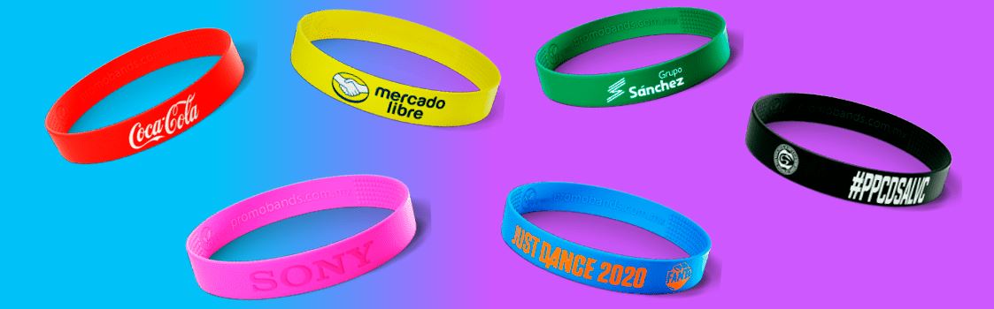 Pulseras de Silicon Personalizadas | Articulos Promocionales