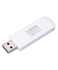 U. de memoria flash 4GB plástico rect | Articulos Promocionales