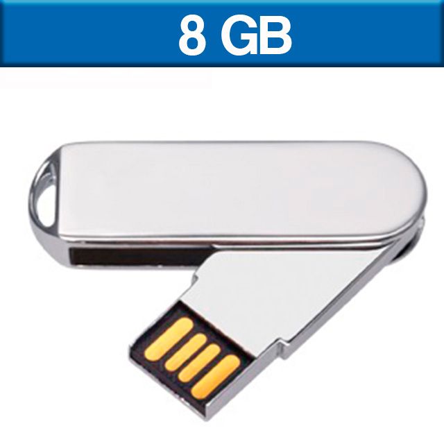 Memoria USB GIRATORIA Metálica. | Articulos Promocionales
