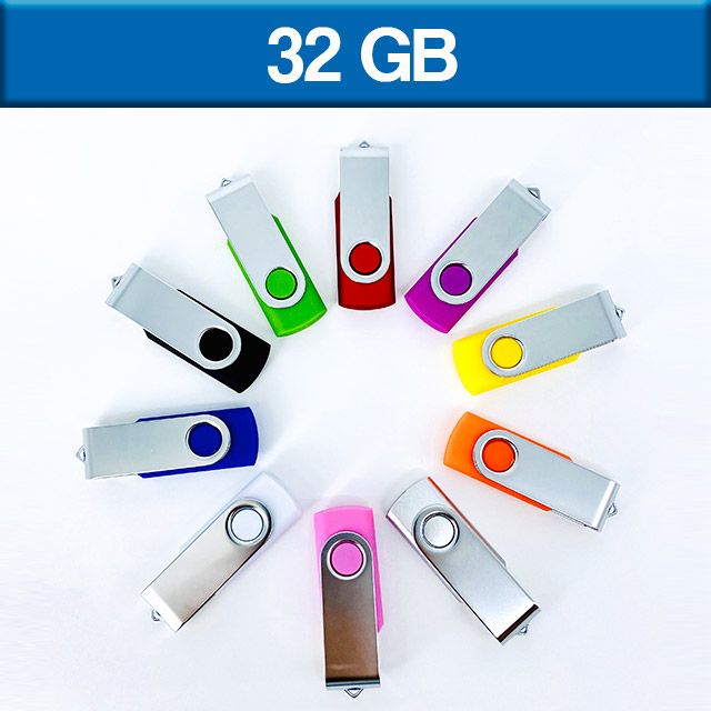 USB GIRATORIA LONDON DE 32GB  | Articulos Promocionales