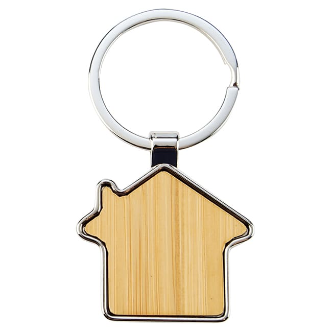 LLAVERO CASA BAMBOO | Articulos Promocionales