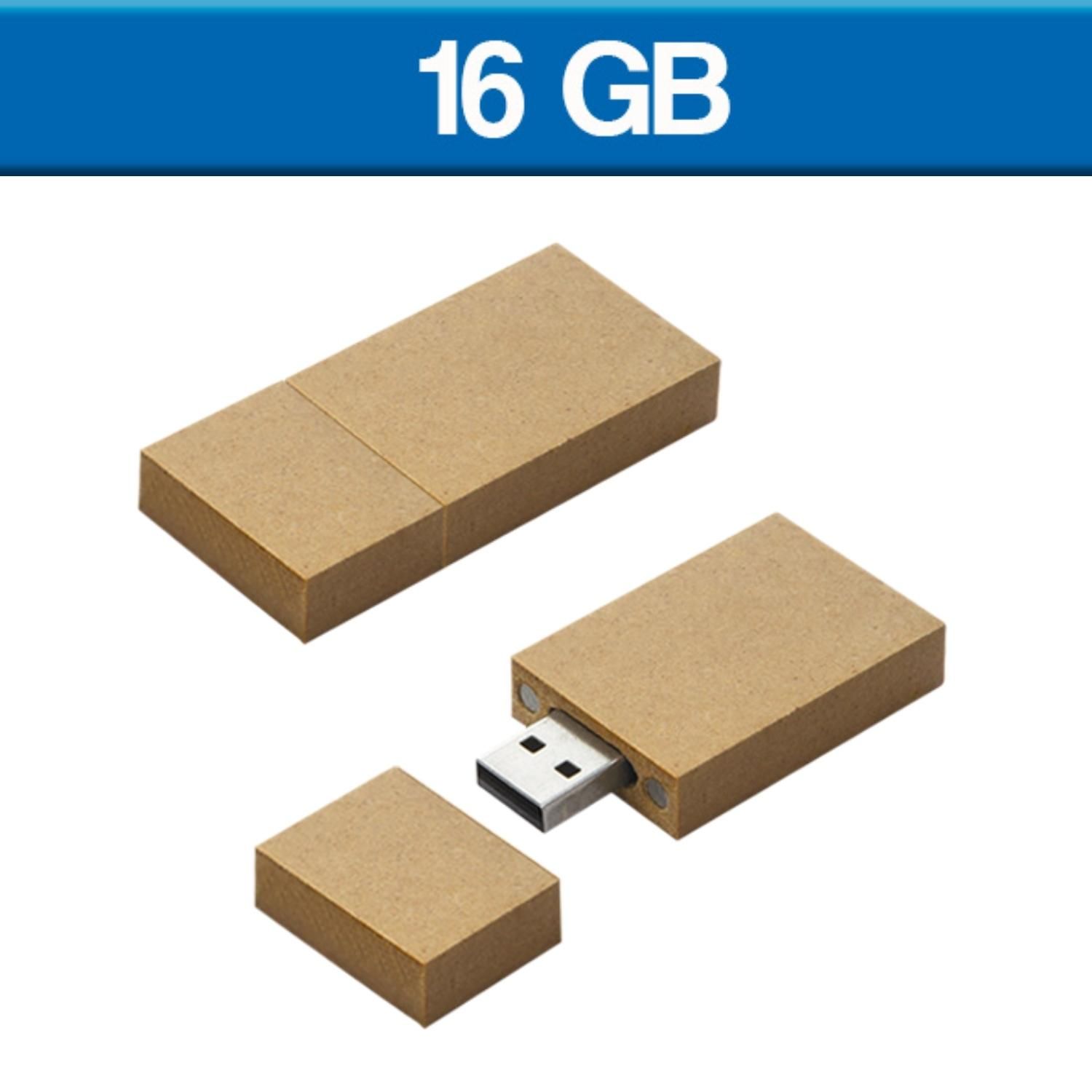 MEMORIA USB CARTON 16GB | Articulos Promocionales