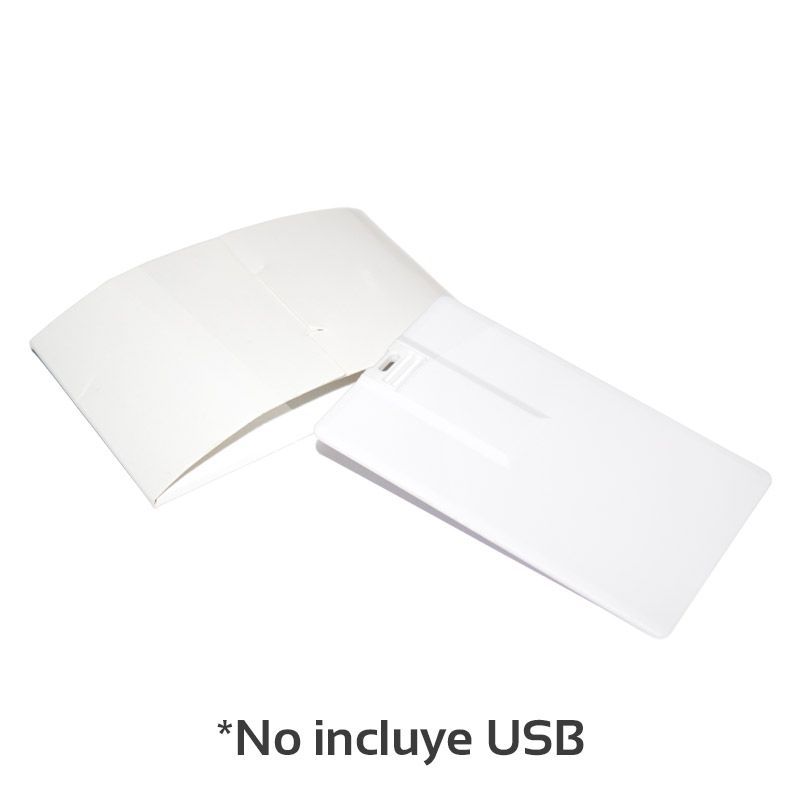 CAJA DE CARTON BLANCA PARA TARJETA | Articulos Promocionales