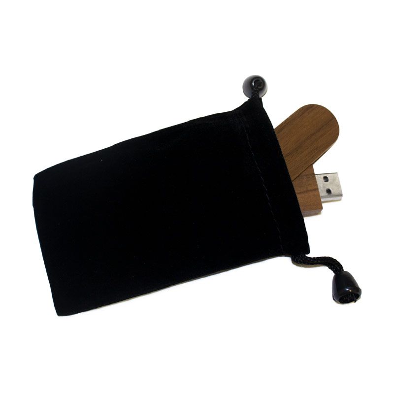 Bolsa de terciopelo para USB Medidas | Articulos Promocionales