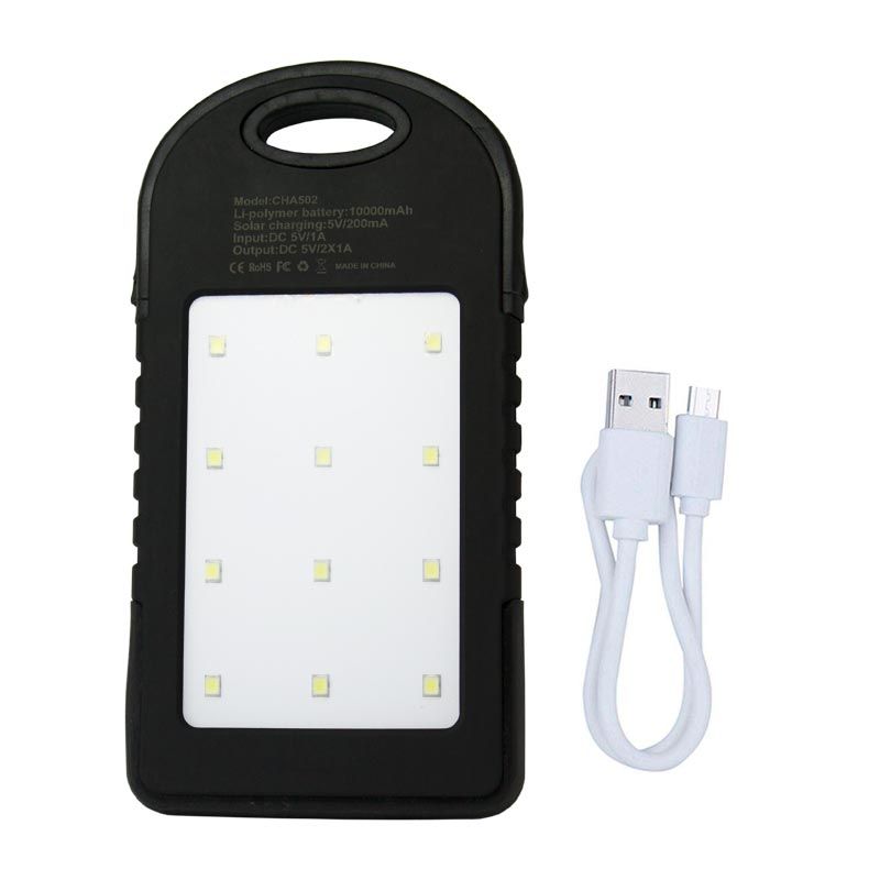 POWER BANK CON CELDA SOLAR  | Articulos Promocionales