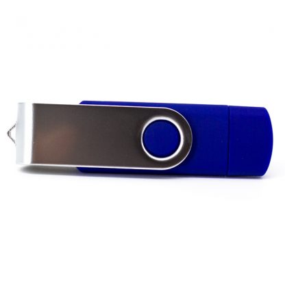 USB GIRATORIA CON ENTRADA PARA CELULAR 4GB  | Articulos Promocionales