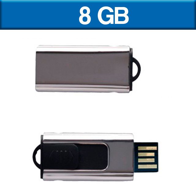USB SLIM FIT RETRACTIL DE 8GB | Articulos Promocionales