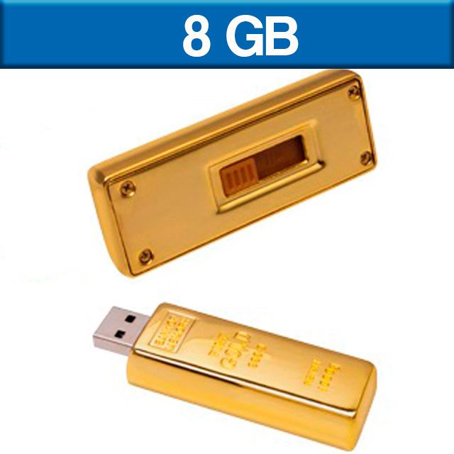 USB LINGOTE METALICO DE 8GB | Articulos Promocionales
