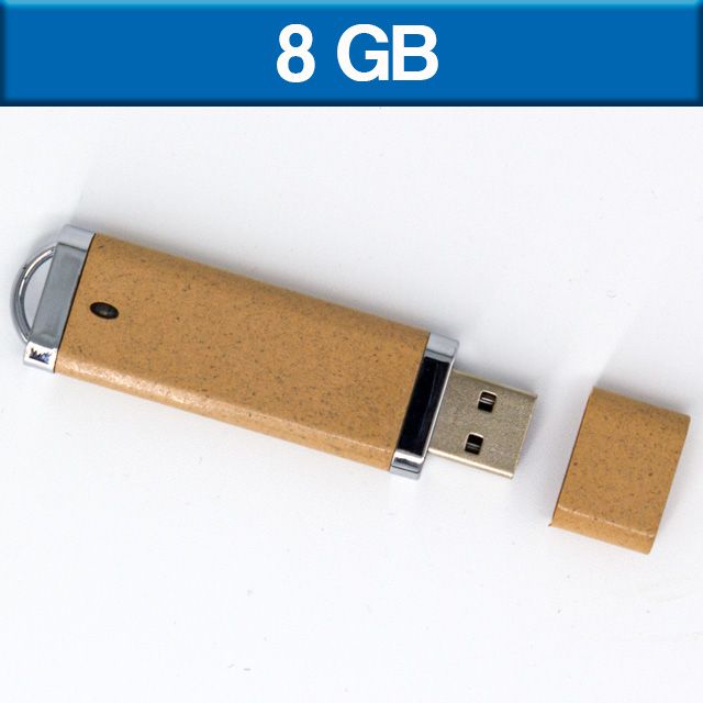 USB LUXURY NATURAL DE 8GB  | Articulos Promocionales