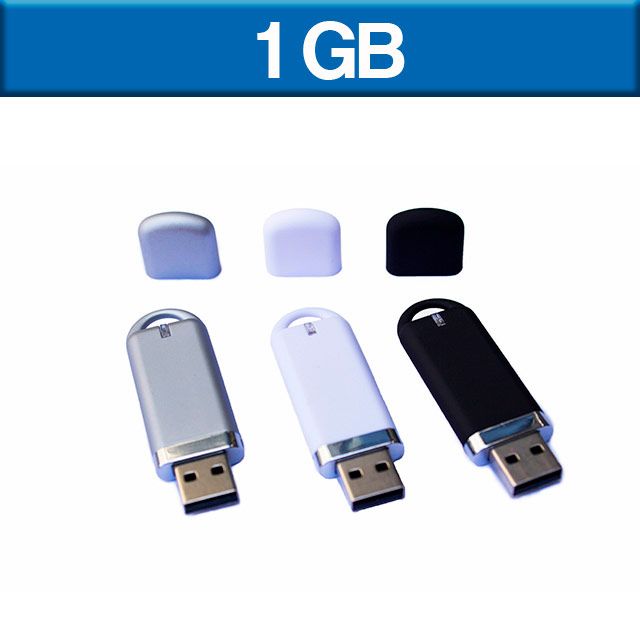 USB LUXURY CURVE PLASTICO RUBER DE 1GB | Articulos Promocionales