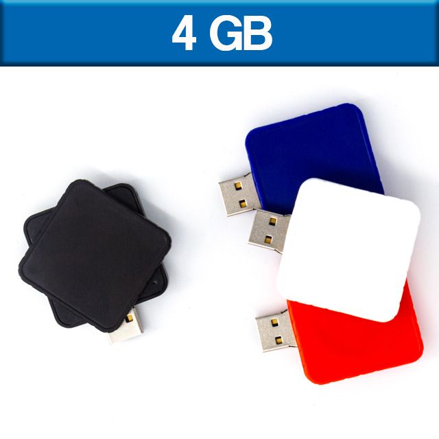 USB GIRATORIA CUADRADA DE 4GB | Articulos Promocionales