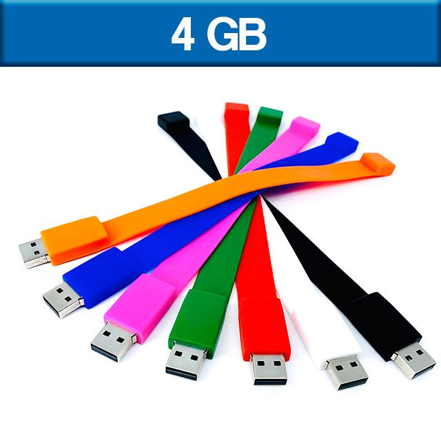 USB PULSERA SILICON DE 4GB | Articulos Promocionales