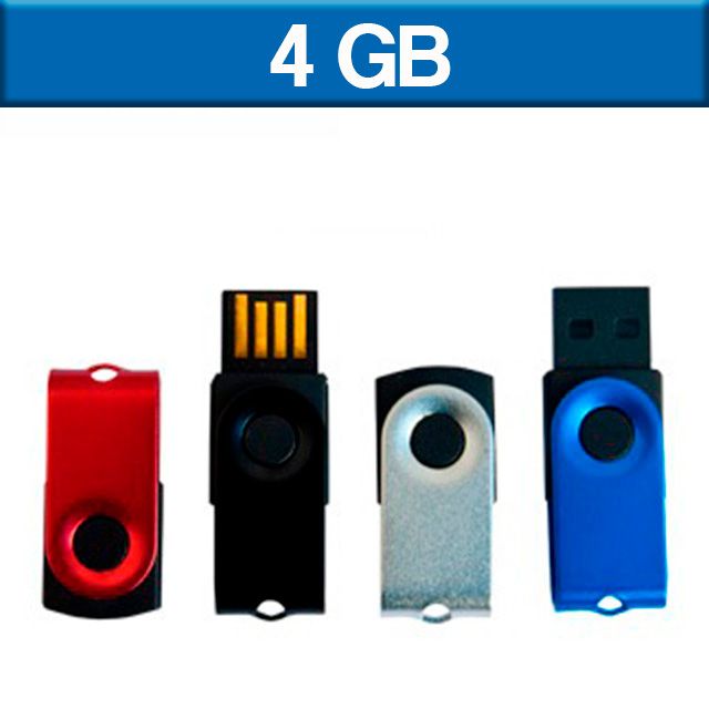USB MINI GIRATORIA DE 4GB  | Articulos Promocionales