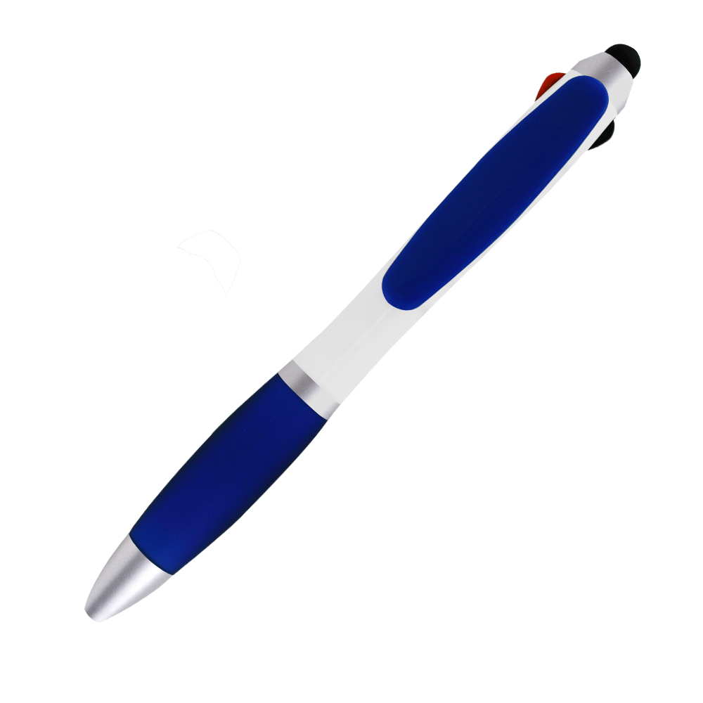 Pluma de tres colores con stylus | Articulos Promocionales