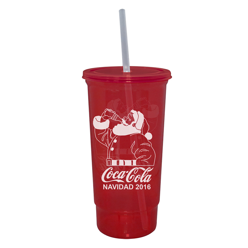 Vaso Bachelor 32oz con Tapa y Popote | Articulos Promocionales
